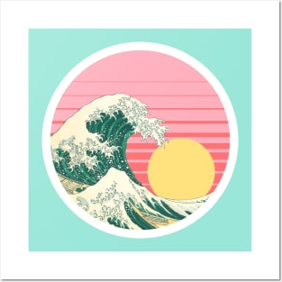 the aesthetic wave Posters and Art